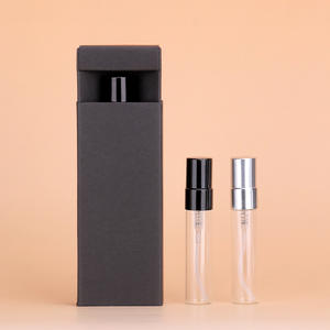 Botella de Perfume de envío rápido en Stock Paquete de caja de 3ml 5ml Botella de Perfume transparente esmerilado para mujer Botella de Perfume de vidrio con caja de regalo - Product Image 5