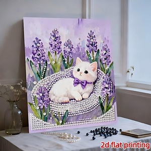Marque XIXI, style américain, peinture au diamant DIY avec perles irrégulières, motif animal Aigle peint à la main, art en strass acrylique, stylo d'art pour la maison - Product Image 2
