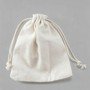 Custom Size Color <b>Canvas</b> <b>Drawstring</b> <b>Bag</b> With Matching <b>Drawstring</b> Cord Small Pouch Packing Customized Design For Daily Use - Product Image 6