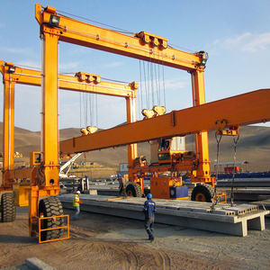 Grue portique sur rail pour manutention de conteneurs, équipement de manutention ferroviaire, transitaire intermodal, grue à écartement automatique - Product Image 3