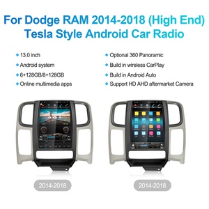 Radio para Auto Navihua Android de 13 Pulgadas con Carplay Inalámbrico para Dodge Ram 2014-2018, Pantalla Táctil, GPS, Reproductor Multimedia, Auto AC - Product Image 4