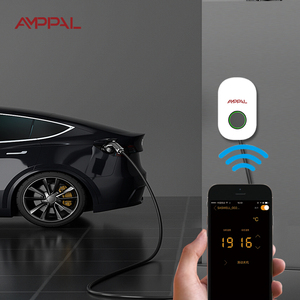 Amppal 7KW แท่นชาร์จ EV ติดผนังแบบเร็ว32A 1เฟสบ้าน wallbox Type <span class=keywords><strong>2</strong></span>อินเตอร์เฟซ CCS การชาร์จใหม่ได้รับการจัดอันดับ16A - Product Image 3