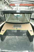 Bateau de plaisance en aluminium entièrement soudé de 11 m, bateau de pêche, yacht de luxe