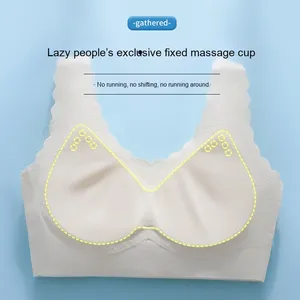 Sujetador absorbente de sudor cómodo para mujer OEM ODM al por mayor sujetadores grandes minimizadores de copa personalizable con forma de U para levantar el pecho - Product Image 4