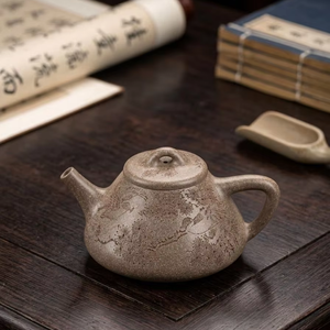 Théière Yixing Ziye <span class=keywords><strong>Shi</strong></span> Piao en argile Duan gris Qing sélectionnée, faite à la main en Zisha, certifiée REACH pour la sécurité alimentaire, pour le thé Gongfu - Product Image 1