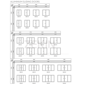 NFRC AS2047 gecertificeerde aluminium schuifdeur met dubbel glas, project engineering, op maat gemaakte, orkaanbestendige buitenschuifdeur - Product Image 6