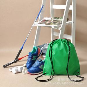 Sac à dos à cordon de serrage tendance, motif géométrique, imperméable, écologique, capacité 20-38L, fabrication professionnelle - Product Image 3