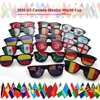 Lunettes de soleil personnalisées 2026 pour match de football, couleurs orange, blanc, vert, drapeau national de la Côte d'Ivoire, avec protection UV400, à prix abordable