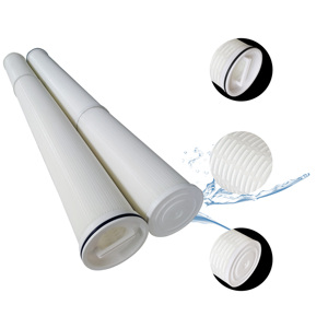 Sistemas de Filtración de Agua, Cartucho de Filtro de Agua Plegado de Alto Flujo de 10 a 50 Pulgadas, Hecho en China - Product Image 1