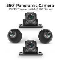 DUDUAUTO 360 °   Kamera Panoramic 1080P AHD untuk DUDUAUTO, Aksesoris Mobil Pandangan Sekitar Depan Belakang Kiri Kanan untuk Radio Mobil Android