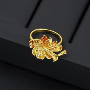 Bague pour homme plaquée or 24 carats JXX, style classique, alliance, bijoux pour homme et femme, en laiton - Product Image 5