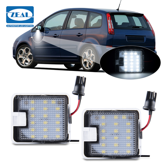 High Brightness LED Under Side Mirror Lights Welcome Puddle Lamps for Ford C-Max Focus III Kuga Mondeo S-Max Lamps Wholesale