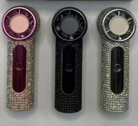 Mini ventilateur à cils en strass brillant, USB, portable, pour extensions de cils, sécheur à diamants, souffleur d'air, usage en salon
