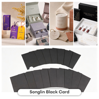 Rouleau/Feuille de Carton Noir Songlin en Pâte de Bois Vierge Recyclable et Écologique, Finition Professionnelle, Options Personnalisables, Polyvalent