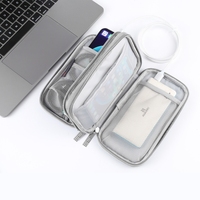 Sac de rangement électronique HAWEEL à double couche pour câbles, chargeurs, batteries externes, écouteurs, accessoires électroniques, étui de voyage
