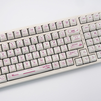 Teclas de cerámica personalizables de 115 teclas para juegos y ordenador Teclados de interruptor Cherry Gateron MX de gama alta en teclas blancas personalizadas