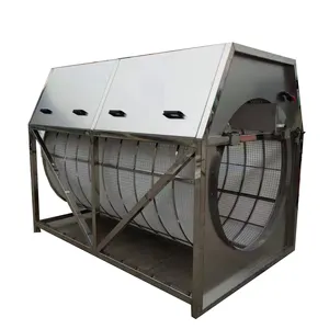 Système RAS équipement de filtration de culture de poisson, crevettes et crabe filtre à tambour en acier inoxydable