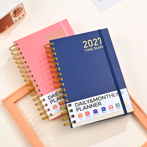 Agenda 2027, Edición en Inglés, Encuadernada en Espiral, Formato A5, <span class=keywords><strong>Diario</strong></span> de Planificación Diaria y Mensual con Calendario, Regalo con Detalles en Lámina - Product Image 2