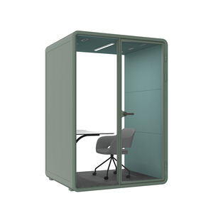 Cabina <span class=keywords><strong>de</strong></span> Oficina Portátil <span class=keywords><strong>Aislada</strong></span> e Insonorizada para Exteriores, Cabina Telefónica, Sala <span class=keywords><strong>de</strong></span> Reuniones, Cabina <span class=keywords><strong>de</strong></span> Trabajo Móvil para Varias Personas - Product Image 5