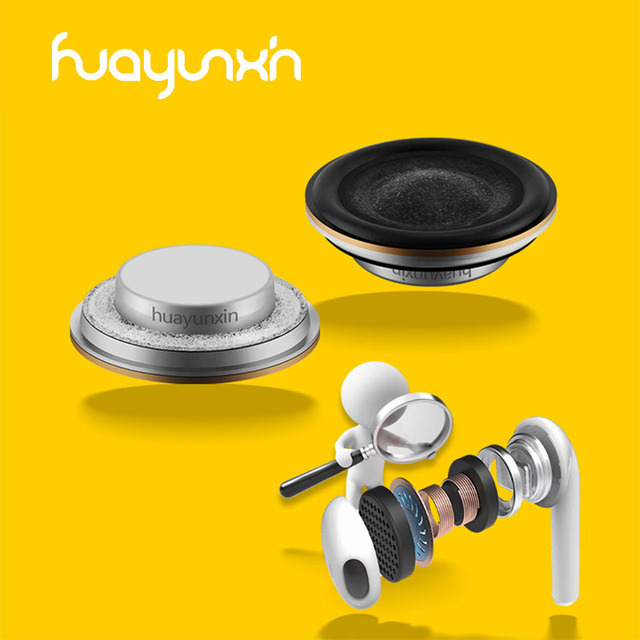 Huayunxin HQ14 14.2mm 32ohm PU Diaphragm 118mw Beryllium Speaker Unit Neodymium Nini Tws Earphone Speaker Driver Dynamic Driver