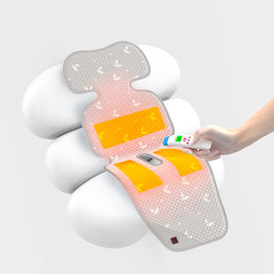 Siège bébé ANJUNY à trois réglages de température, chauffage rapide, lavable en machine, coussin doux, imperméable, certifié CE, en fibre de carbone - Product Image 2