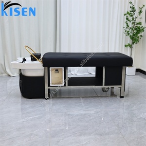 KISEN Lavacabezas Japonés para SPA Capilar, Cama de Terapia Capilar para Lavado de Cabello, Mobiliario de Salón, Cama de Lavado de Cabello para Masaje Tailandés - Product Image 4