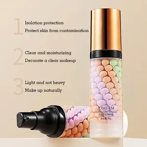 Base <span class=keywords><strong>de</strong></span> <span class=keywords><strong>Teint</strong></span> 4-en-1 40g : Crème Tri-couleurs Éclaircissante, Contouring, Isolation des Couleurs, Imperméable – Base <span class=keywords><strong>de</strong></span> Maquillage Naturelle - Product Image 2