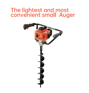 Groothandel 25.6cc 800W Lichte Kleine 2-takt Benzine Grondboormachine Fabriek Levering Multifunctionele Doe-Het-Zelf Spiraalvormige Aarde Vijzel - Product Image 4