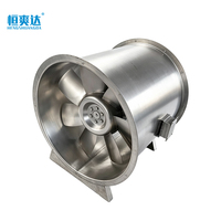 Ventilateur d'extraction axial HTF de type A en acier inoxydable 304 316L pour la ventilation des fumées dans les bâtiments, les tunnels et les garages souterrains - Nouveau