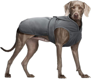 Abrigo de lona para perros, chaqueta de lana cálida reflectante a prueba de viento, para invierno - Product Image 1