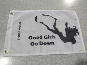 Drapeau de bateau en polyester tricoté 100 % polyester, 12x18 pouces, double face, avec poches pour mât ou œillets sur le côté gauche, 110 GSM, vente en gros - Product Image 5