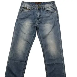 Оптовая продажа, одежда для использования, джинсовые летние хлопковые джинсы синего цвета индиго, универсальная одежда, модные сезонные джинсы