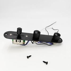 Plaque de commande métallique à 3 voies pour guitare électrique TL <span class=keywords><strong>Tele</strong></span>, pré-câblée, vente en gros d'usine - Product Image 4