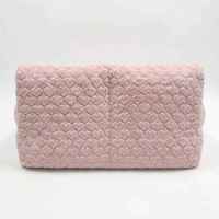 Canapé pour chien de luxe de haute qualité, rectangulaire, romantique, en forme de cœur rose, en fourrure, grand modèle, avec dossier haut, en mousse de polyester amovible