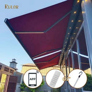 Điện đầy đủ Cassette mái hiên dù để che nắng ngoài trời điều khiển từ xa có thể thu vào mái hiên - Product Image 2