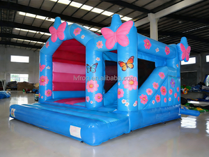 Château gonflable personnalisé à thème <span class=keywords><strong>étoiles</strong></span> pour enfants, idéal pour les fêtes intérieures et extérieures, location disponible - Product Image 4