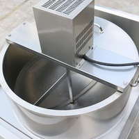 Marmite à chauffage électromagnétique de grande capacité, agitateur automatique pour le sucre, appareil de cuisson Commercial