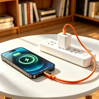 Cable STONGWIRE 60-240W 3A con Indicador LED, Trenzado de Nailon, Conductor de Cobre Puro y Aleación de Aluminio, USB-C PD 3.1, Carga Rápida para iOS y Computadora