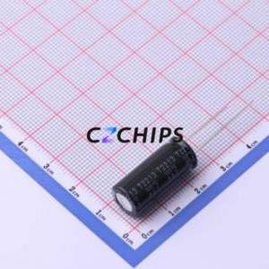 100YXG100MEFC10X23ตัวเก็บประจุอลูมิเนียมอิเล็กโทรไลติกผ่านรู D10xL23mm 100uF 20% 100V 265.5mA-120Hz - Product Image 2