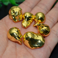 Haute qualité en gros naturel perles baroques d'eau douce platine plaqué or irrégularité perles en vrac pour la fabrication de bijoux à bricoler soi-même