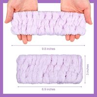 Bandeau de spa personnalisé avec logo pour femmes, bandeau de maquillage doux en tissu éponge pour le lavage du visage, masque facial, cadeaux de spa et de douche