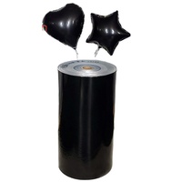 Bonne qualité coeur noir métallisé feuille stratifiée BOPA ballon Film matériel gonflable ballon rouleau Film pour la fabrication de ballons