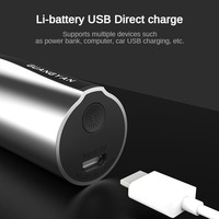 Stylo laser infrarouge KaiTeng B5 50 km, 5 mW, VFL, localisateur visuel de défauts de fibre optique rechargeable pour réseau
