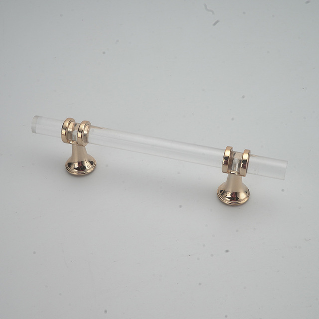 Transparent Resin Acrylic Luxury Plastic Pull Handle for Cabinet Drawer & Kitchen Doors-Modern Design