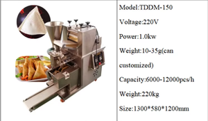 Canada Automatic Commercial Samosa Making <b>Machine</b> Home Spring Roll <b>Machine</b> <b>Dumpling</b> <b>Maker</b> Ravioli Filling Big Empanada <b>Machine</b> - Product Image 6