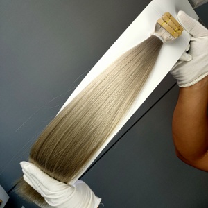 Jasmine Beauty Light Blonde Tape in Human Hair Extensions 10-30 inches Seamless Tape Natural Straight Real Human Hair Extensions - Product Image 3