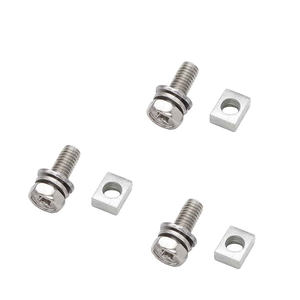 कस्टम S316 टाइटेनियम नट बोल्ट स्टेनलेस स्टील बोल्ट और नट दो केबल हुक भाग के लिए लंबी साइड बैटरी टर्मिनल अंतराल के साथ - Product Image 2
