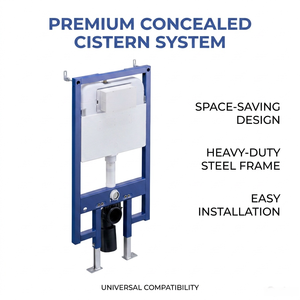 Estructura de Acero de Alta Resistencia para Inodoro, Capacidad de Carga de 400 kg, <span class=keywords><strong>Cisterna</strong></span> Integrada para Proyectos Hoteleros, Revestimiento Anticorrosión, Diseño Silencioso - Product Image 4