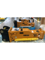 Marteau hydraulique de démolition pour excavatrice de marque CH de 10 à 18 tonnes, modèles SB40, SB45, SB50, avec burins de 100 mm et 85 mm, garantie 1 an