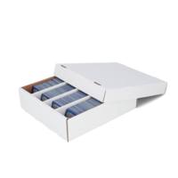 Boîte de rangement en carton à 4 rangées - Grande capacité pour plus de 4000 cartes Magic the Gathering, cartes sportives, stockage d'archives